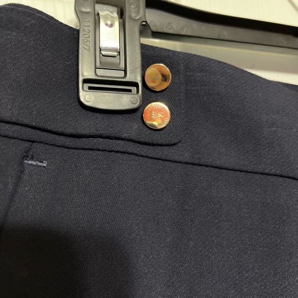 Loft Slim Navy Dress Pant - Picture 2 of 5